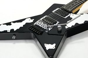 ESP ANCHANG STAR -BLACK STAR- MOD SEX MACHINEGUNS Electric Guitar Free Shipping