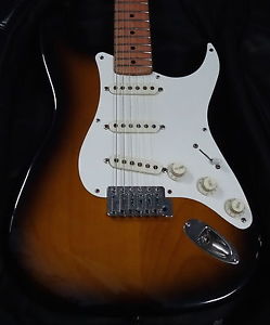 Fender Stratocaster 1956 Reissue Japan 2 Tone Sunburst Player Great Tone 1993