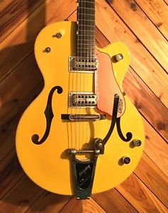 Gretsch G6118T-120 120th Anniversary Bamboo Yellow Electric Guitar Free Shipping