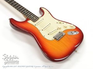 Fender USA American Deluxe Stratocaster Ash Electric Guitar Free Shipping