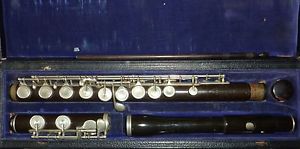 Beautiful Antique PELORA Besson & Co 198 Euston Road London French Flute