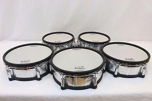 FIVE Roland Pad Package PD125-X & PD105-X SILVER PD-125-XS PD-105 for TD 20X 30