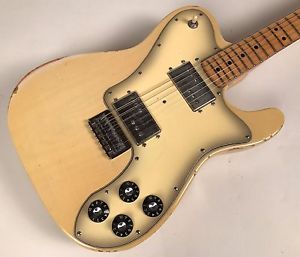 1974 Nat. Blonde Fender Telecaster Deluxe owned by Jim Ellison of Material Issue