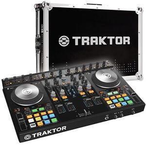 Native Traktor Kontrol S4 MK2 4-Channel DJ Controller MIDI & Custodia Da Aereo
