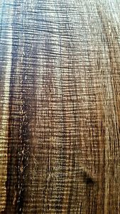 Curly koa acoustic back and sides guitar craft exotic figured wood set, knife 1