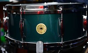 Gretsch USA Custom Snare Cadillac Green Lacquer 5.5" x 14 NEW