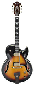 Ibanez LGB30-VYS George Benson Firmado Guitarra Eléctrica Vintage Amarillo