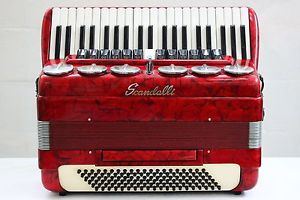 Scandalli Accordion 120 Bass Polifonico Fisarmonica Akkordeon Brevetto Vintage