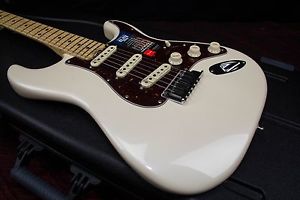Fender American Elite Stratocaster Electric Guitar Olympic Pearl 030213