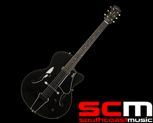 RRP$3999 GODIN 5th AVENUE JAZZ HOLLOW ELECTRIC GUITAR WILD CHERRY ARCHTOP PIANO