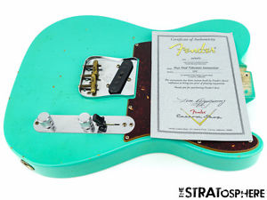 Fender Custom Shop Postmodern Relic Telecaster LOADED BODY Tele USA SeafoamGreen