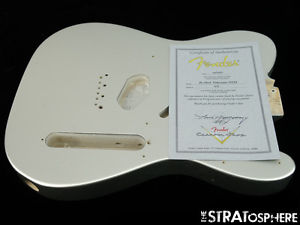 Fender USA Custom Shop Postmodern NOS Telecaster BODY Tele Nitro Inca Silver
