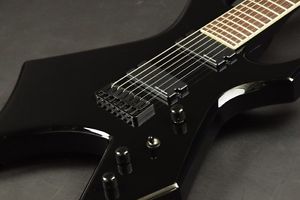 BCRich WARLOCK LUCKY 7 Black Electric Guitar Free Shipping