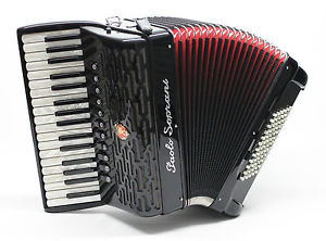 FISARMONICA Paolo Soprani (IV) 72 Professional 4-chörig strumento Italiano