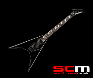 RRP$2500 JACKSON COREY BEAULIEU KV6X KING V ELECTRIC GUITAR SATIN BLACK X SERIES