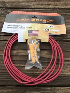LAVA Cable RED Tightrope Solder-Free Pedal Board Kit - VERSION 2 (V2) PLUGS