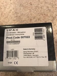 Neumann U 87 Ai Condenser Wired Professional Microphone