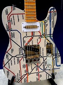 CUSTOM  JENSON OF LONDON  HAND MADE  HIGH END TELE STYLE GUITAR  HAND WOUND PUPS