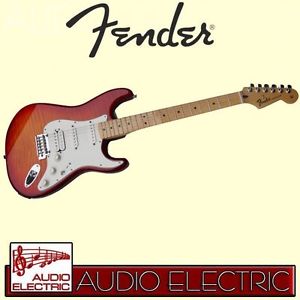 Fender Stratocaster deluxe HSS Plus Top iOS MN ACB E-Gitarre