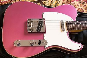 Freedom Custom Guitar Research Tele 2013 Burgandy Mist