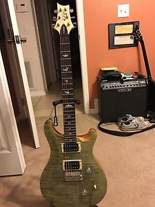 PRS SE Custom 24 Guitar Trampas Green