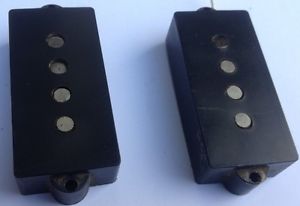 VINTAGE 1974 FENDER PRECISION BASS GUITAR PICKUPS 1 ORIGINAL 1 REWOUND