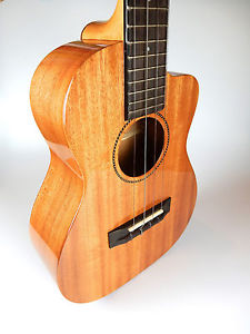 PONO MTDC Ukelele tenor Cutaway, sólido Caoba, designed by Ko' olau