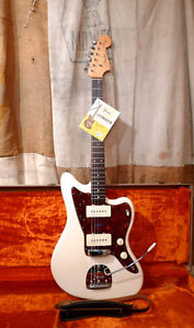 1961 Fender Jazzmaster Olympic White Custom Color Vintage Guitar