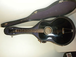 1930 Gibson L4 Black 1931 Roundhole Archtop L-4