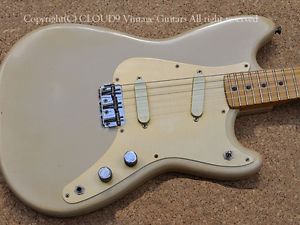 Fender Duo Sonic Beige 1959 Vintage Electric Guitar Free Shipping