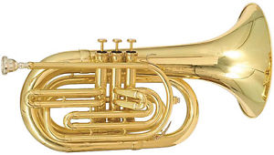 Blessing BM-301 Marching Series Bb Baritone Horn with Case - Lacquer Finish