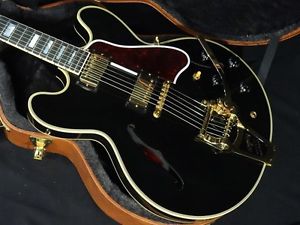 Gibson Memphis ES-355 w / Bigsby Antique Ebony Electric Guitar Free Shipping