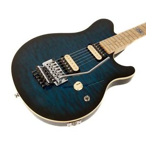 MusicMan Axis BFR Pacific Blue Burst Birdseye Maple - Ball Family Reserve