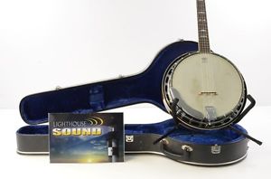 80's Fender Leo Standard 5-String Banjo - Natural w/ Fender Case