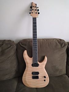 Used Shecter Keith Merrow KM6 MKII Flamed Maple Top in Natural Satin Finish