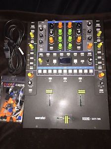 Rane Sixty-Two 62 DJ Mixer Serato Works Great Good Condition Xtra Knobs W/Cord