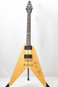 GRECO GV-90/NTM Beige Electric guitar w/ Hard case Right hand From JAPAN