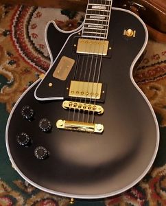Gibson Custom Shop Les Paul Custom Left Hand/Ebony Electric Guitar Free Shipping