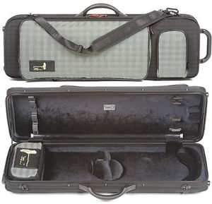 Bam France 2009LH Lotus Hightech 4/4 Violin Case with Tartan Exterior