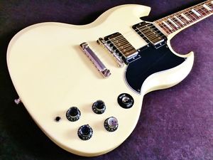 Gibson Custom Shop SG Standard White Reissue Used  w/ Hard case