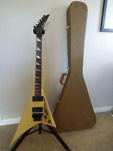Vintage 1985 Fernandes JS-100 MIJ Set-Neck Guitar Randy Rhoads Flying V OHSC
