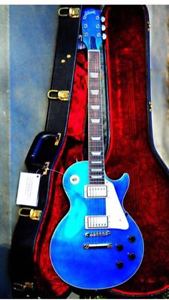 Rare!! 2011 Gibson Custom Shop Les Paul Standard Blue Satin *Limited Edition*