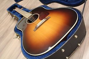 2014 Gibson J-45 Standard Acoustic/Electric Guitar Tobacco Sunburst (Hard Case)