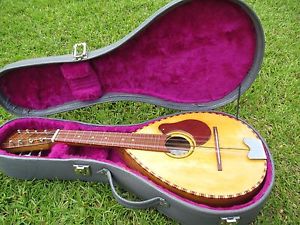 Handmade Mandolin 8 Strings, beautiful colors with a tear Design with hard case