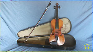 ***Bohemian Antique Violin 4/4  Beeeautiful Rich and Warm Sound ! ***