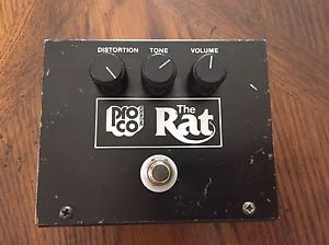 Super Rare Vintage 1981 Big Box Pro Co Rat V1 (LM308 and "tone" knob)