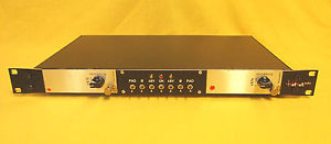 Telefunken V675 Matched Pair moded to Micpre in 19" Rack with 48V PAD phase rev.