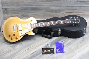 Rare 2014 Gibson Les Paul Traditional Goldtop With P90s Super Clean with Case 