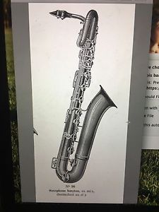 antoine courtois Rare Baritone Saxophone