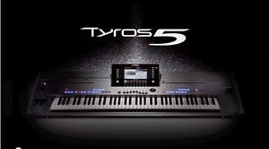 Yamaha Tyros 5 76 key Keyboard Synthesizer **Bundle**